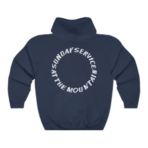 Kanye West Sunday Service Blue Hoodie