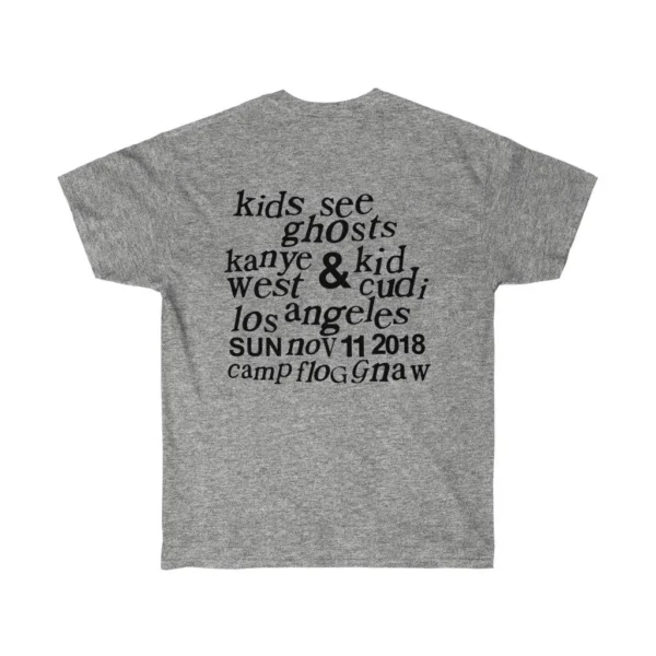 Kids See Ghosts Grey Shirt