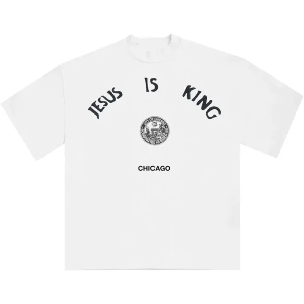 Kanye West Chicago Seal T-Shirt 'White