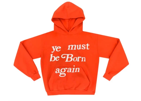 Cactus Plant Flea Market Born Again Hooded Sweatshirt Orange