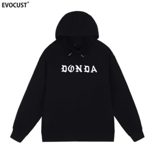 Donda Kanye West Black Hip Hop Hoodies