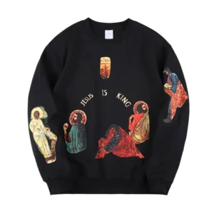 Kanye West Jesus Is King Crewneck Casual Sweatshirts