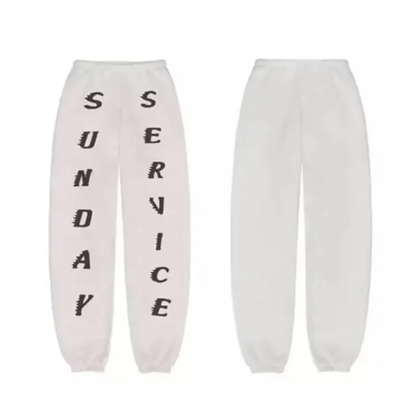 Kanye West Sunday Service White Sweatpants