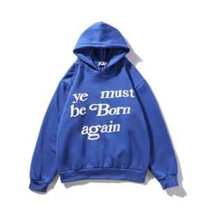 Ye Must Be Born Again Blue Hoodie