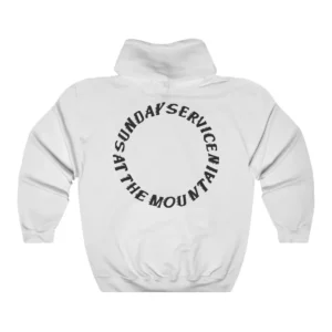 Kanye West Sunday Service White Hoodie