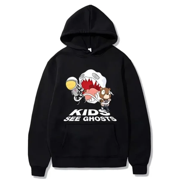 Kids See Ghosts Black Hoodie