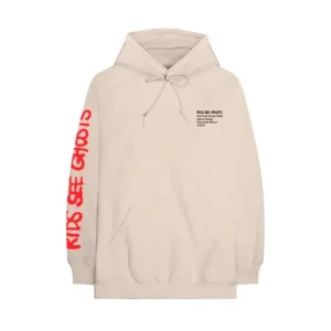 Kids See Ghosts Beige Hoodie